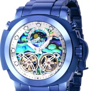 VERY RARE INVICTA RESERVE AUTOMATIC DOUBLE OPEN HEART 48MM MAN OF WAR #39577